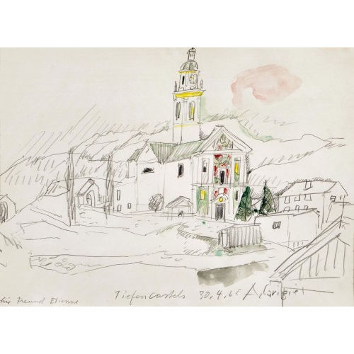 ALOIS CARIGIET : Die Pfarrkirche St. Stefan in Tiefencastel (DOBIASCHOFSKY AUKTIONEN AG)