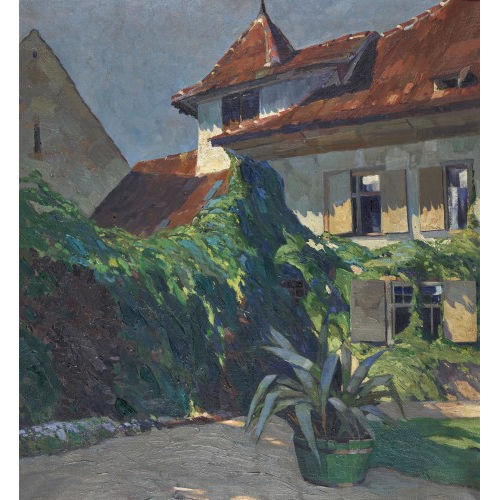 ADOLF KRON : Sonnige Hauspartie (DOBIASCHOFSKY AUKTIONEN AG)