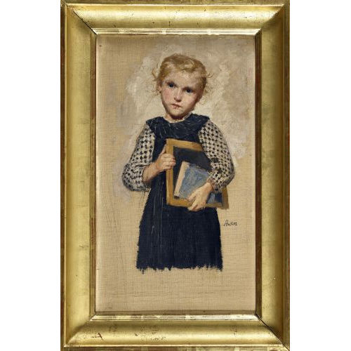 ALBERT ANKER : 'Schulmdchen' (DOBIASCHOFSKY AUKTIONEN AG)