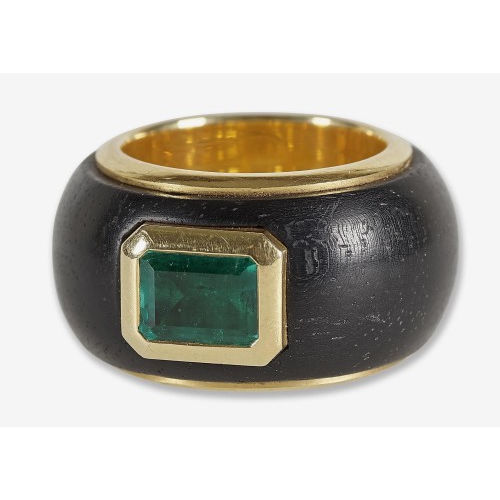 SMARAGD-RING : (DOBIASCHOFSKY AUKTIONEN AG)