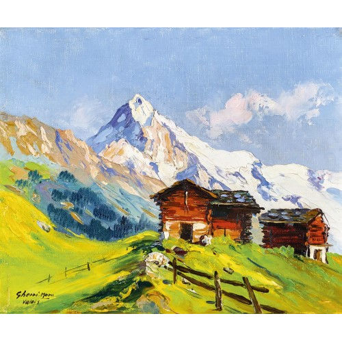 BRUNO GHERRI-MORO : 'La Dent Blanche' (DOBIASCHOFSKY AUKTIONEN AG)