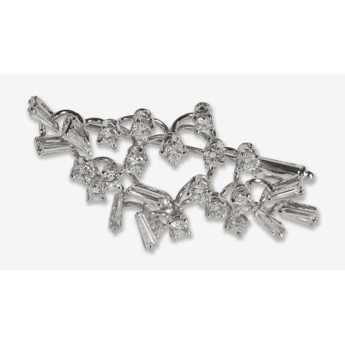DIAMANT-BROSCHE : Lotos (DOBIASCHOFSKY AUKTIONEN AG)