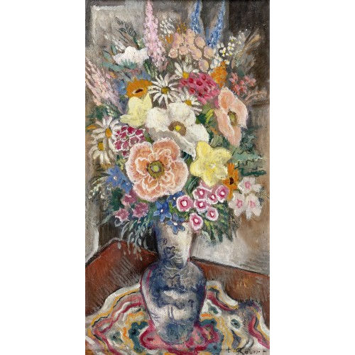 PAUL TH�OPHILE ROBERT : Vase de fleurs (DOBIASCHOFSKY AUKTIONEN AG)