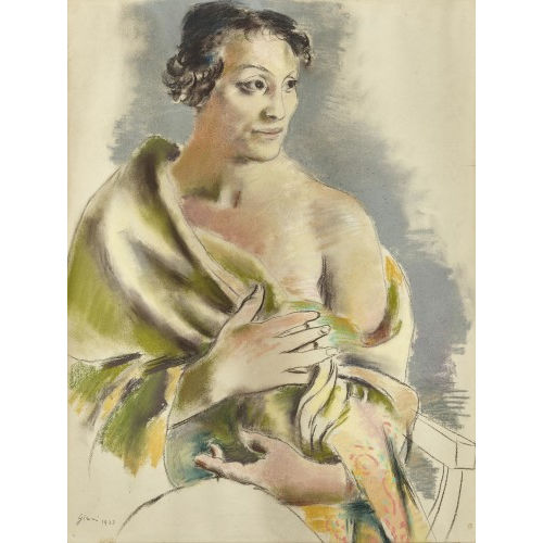 WILHELM GIMMI : Portrait d'une dame (DOBIASCHOFSKY AUKTIONEN AG)