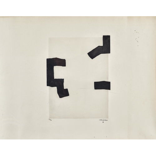 EDUARDO CHILLIDA : 'Leku VI' (DOBIASCHOFSKY AUKTIONEN AG)