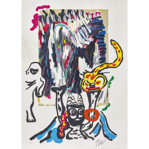 KAREL APPEL : Skurrile Formen (DOBIASCHOFSKY AUKTIONEN AG)