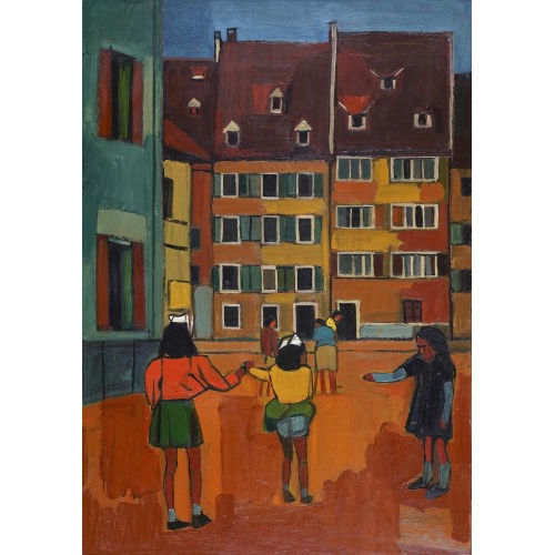 ALBERT SCHNYDER : 'Spielende Kinder' (DOBIASCHOFSKY AUKTIONEN AG)