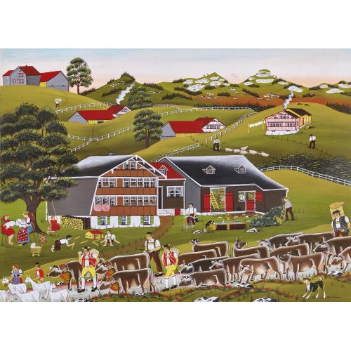 ALBERT MANSER : Alpabzug (DOBIASCHOFSKY AUKTIONEN AG)