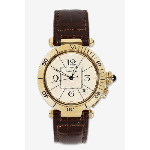 CARTIER : Unisex-Armbanduhr 'Pasha de Cartier' (DOBIASCHOFSKY AUKTIONEN AG)