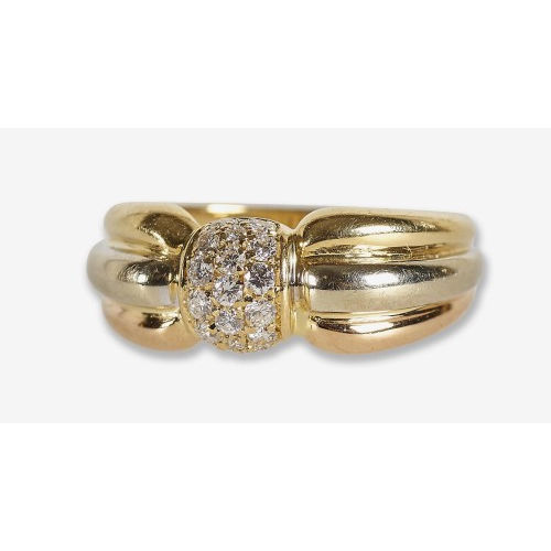 BRILLANT-RING : Trinity, Cartier, Paris (DOBIASCHOFSKY AUKTIONEN AG)