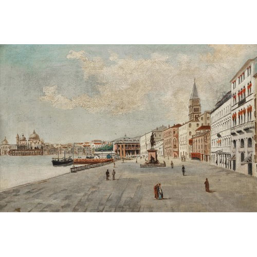 19. JH. ITALIEN : Ansicht von Venedig (DOBIASCHOFSKY AUKTIONEN AG)