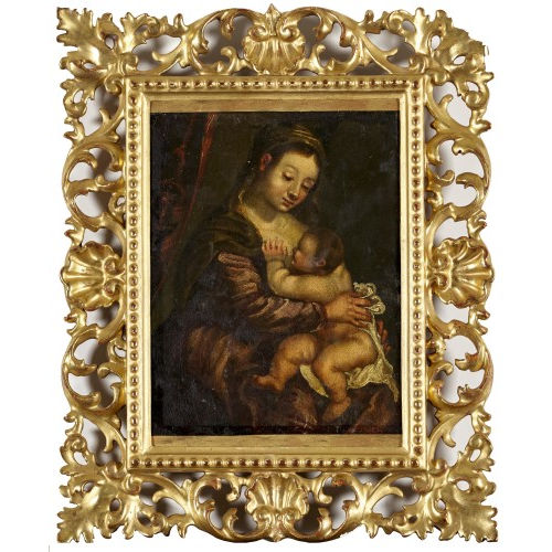 18. JH. ITALIEN : Madonna mit Kind (DOBIASCHOFSKY AUKTIONEN AG)