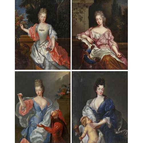 18. JH. FRANKREICH : Allegorien der Vier Jahreszeiten (DOBIASCHOFSKY AUKTIONEN AG)