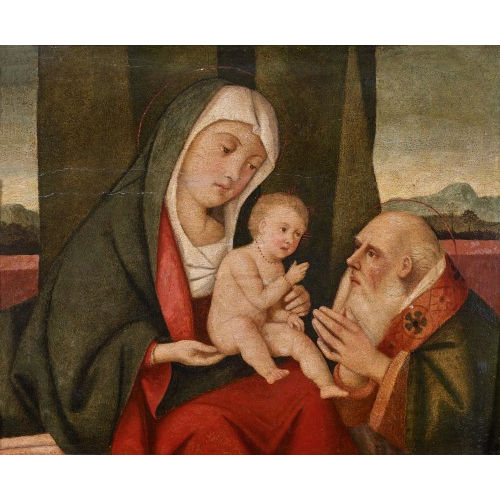 BARTOLOMEO VENETO : Heilige Familie (DOBIASCHOFSKY AUKTIONEN AG)