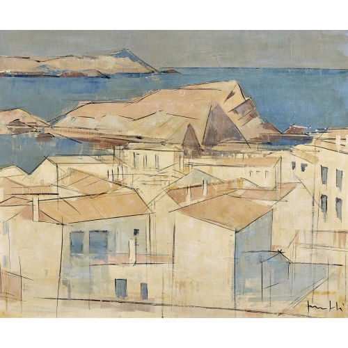 WALTER MAFLI : 'Costa Brava (Espagne)' (DOBIASCHOFSKY AUKTIONEN AG)
