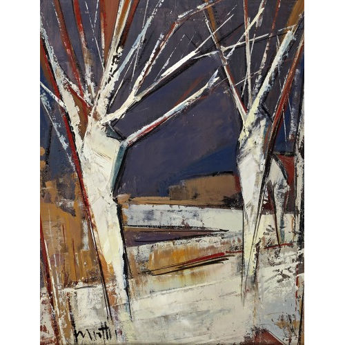 WALTER MAFLI : Winterlandschaft (DOBIASCHOFSKY AUKTIONEN AG)