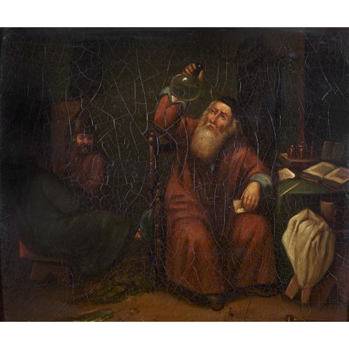 17./18. JH. HOLLAND : Der Alchemist (DOBIASCHOFSKY AUKTIONEN AG)