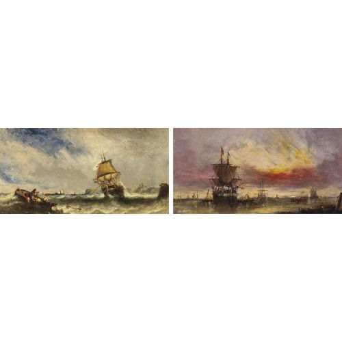 WILLIAM MCALPINE : Zwei Marinest�cke (DOBIASCHOFSKY AUKTIONEN AG)