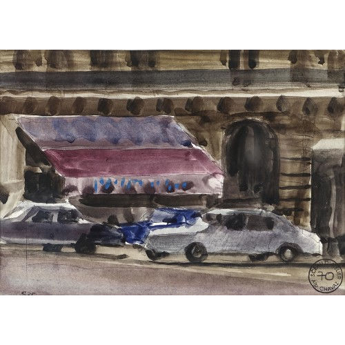 ALBERT CHAVAZ : La rue (DOBIASCHOFSKY AUKTIONEN AG)