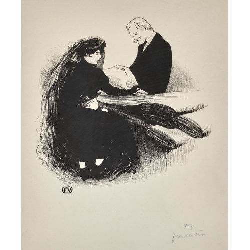 F�LIX VALLOTTON : 'Derni�re nouveaut�' (DOBIASCHOFSKY AUKTIONEN AG)