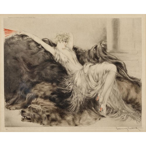 LOUIS ICART : 'Laziness, Paresse' (DOBIASCHOFSKY AUKTIONEN AG)