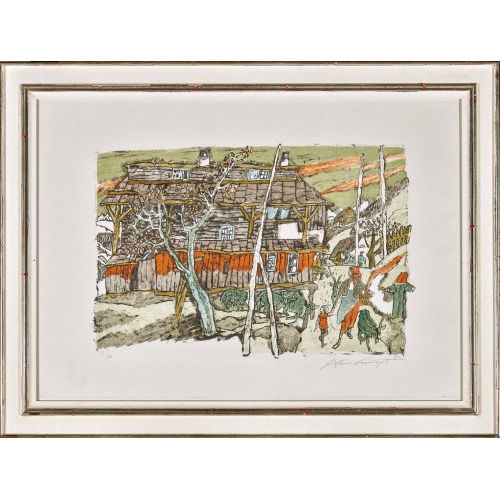 ALOIS CARIGIET : Bauernhaus in Leis (DOBIASCHOFSKY AUKTIONEN AG)
