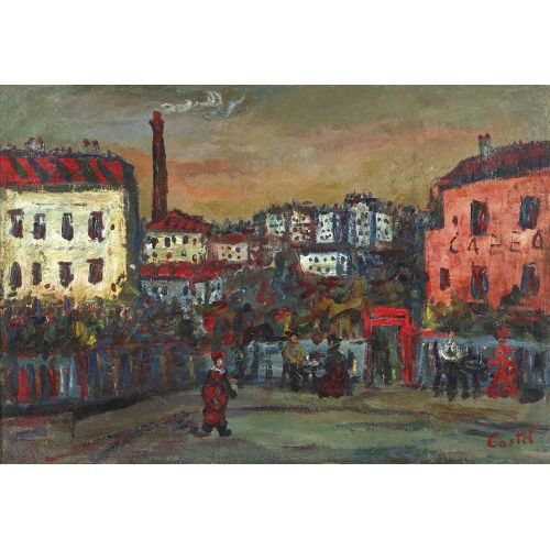 MOSHE CASTEL : Caf�-Tabac de Paris (DOBIASCHOFSKY AUKTIONEN AG)