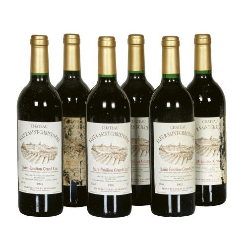 CH�TEAU FLEUR SAINT-CHRISTOPHE : Saint-�milion, Grand Cru, 1992 (DOBIASCHOFSKY AUKTIONEN AG)