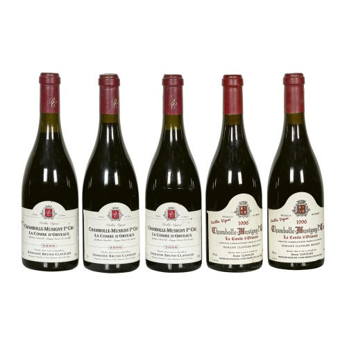 DOMAINE BRUNO CLAVELIER : Chambolle-Musigny, Premier Cru, La Combe d'Orveaux, 1996/2000 (DOBIASCHOFSKY AUKTIONEN AG)