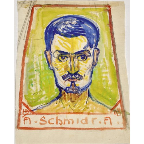 ALBERT SCHMIDT : Selbstbildnis (DOBIASCHOFSKY AUKTIONEN AG)