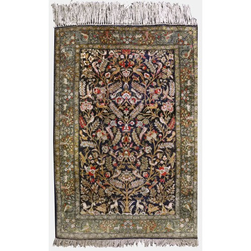 TEPPICH : Gohm/Iran, Seide (DOBIASCHOFSKY AUKTIONEN AG)