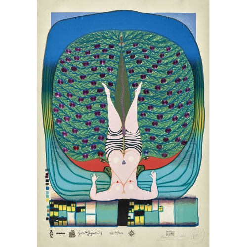 FRIEDENSREICH HUNDERTWASSER : 'Hommage � Schr�der-Sonnenstern' (DOBIASCHOFSKY AUKTIONEN AG)