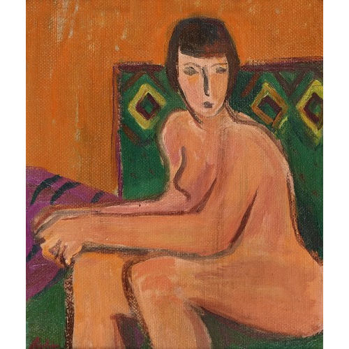 OTTO ABT : Sitzender Frauenakt (DOBIASCHOFSKY AUKTIONEN AG)