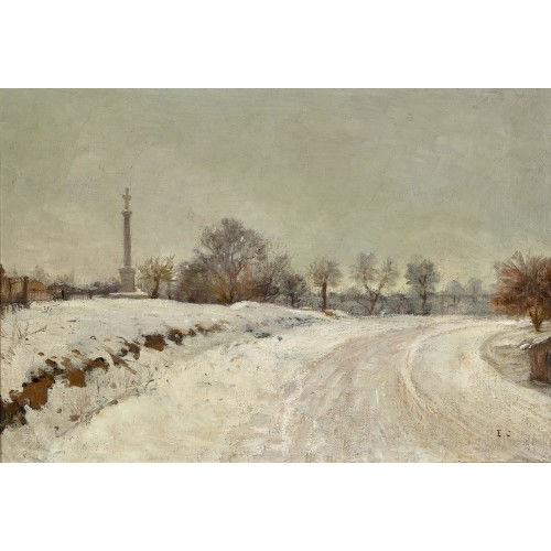 �DOUARD CASTRES : L'hiver (DOBIASCHOFSKY AUKTIONEN AG)