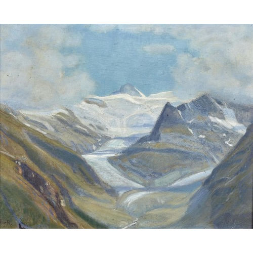 FRAN�OIS DE RIBAUPIERRE : 'Dent d'H�rens' (DOBIASCHOFSKY AUKTIONEN AG)