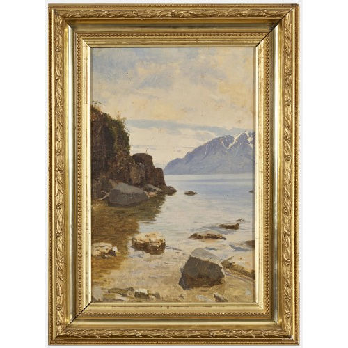 FRANOIS BOCION : Rochers  Rivaz (DOBIASCHOFSKY AUKTIONEN AG)