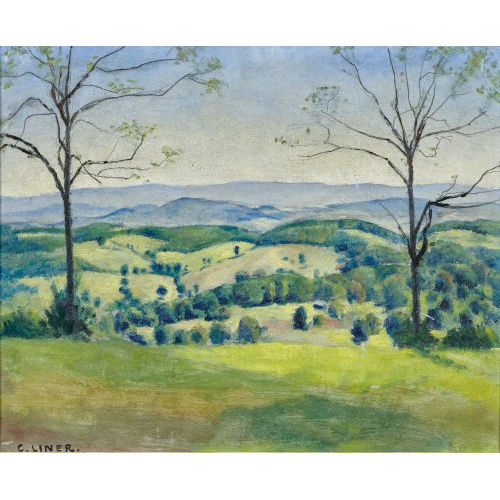CARL AUGUST LINER : Weite Fr�hlingslandschaft (DOBIASCHOFSKY AUKTIONEN AG)