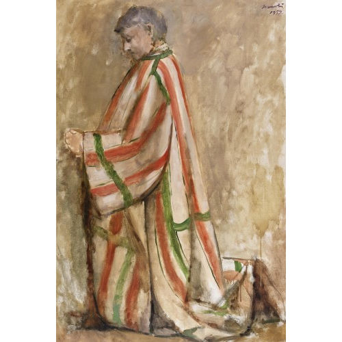 GIACOMO MANZ� : 'Cardinale in pregheira' (DOBIASCHOFSKY AUKTIONEN AG)