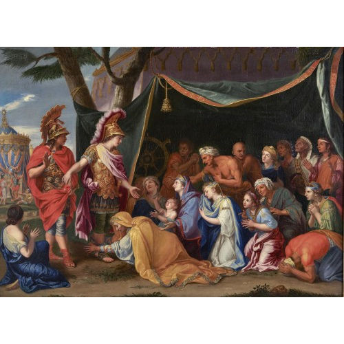 CHARLES LE BRUN : Die Familie des Darius vor Alexander dem Grossen (DOBIASCHOFSKY AUKTIONEN AG)