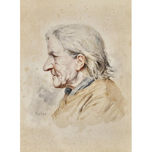 ALBERT ANKER : 'Vieille paysanne' (DOBIASCHOFSKY AUKTIONEN AG)