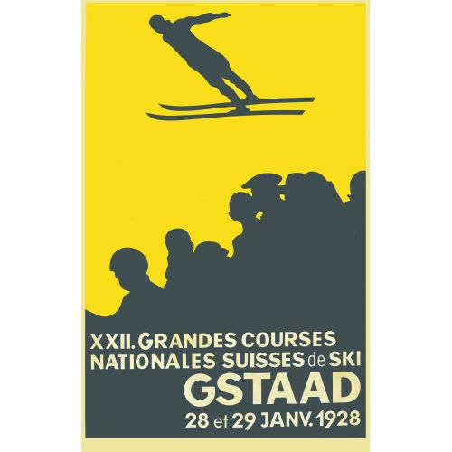 ANONYM : 'XXII. Grandes Courses Nationales Suisses de Ski Gstaad 28. et 29. janv. 1928' (DOBIASCHOFSKY AUKTIONEN AG)