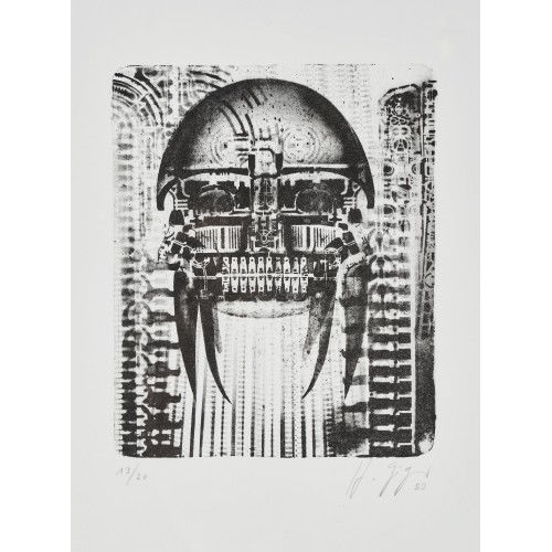 HANS-RUEDI GIGER : Kopf (DOBIASCHOFSKY AUKTIONEN AG)