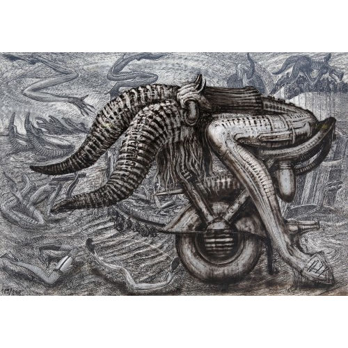 HANS-RUEDI GIGER : 'Taurus Zodiac' (DOBIASCHOFSKY AUKTIONEN AG)