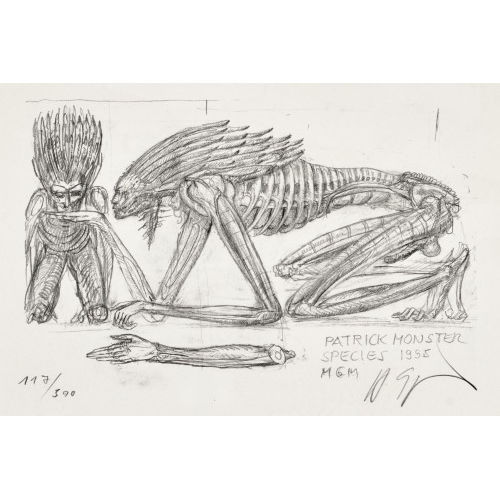 HANS-RUEDI GIGER : 'Patrick Monster Species 1995' (DOBIASCHOFSKY AUKTIONEN AG)