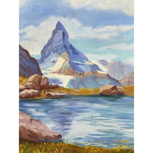 EMIL AUFDENBLATTEN : Das Matterhorn (DOBIASCHOFSKY AUKTIONEN AG)