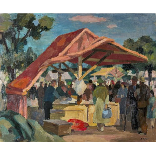 ARNOLD BR�GGER : 'Markt' (DOBIASCHOFSKY AUKTIONEN AG)