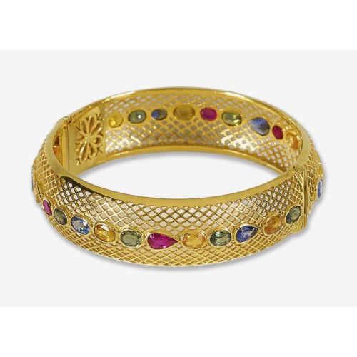 EDELSTEIN-BRACELET : (DOBIASCHOFSKY AUKTIONEN AG)