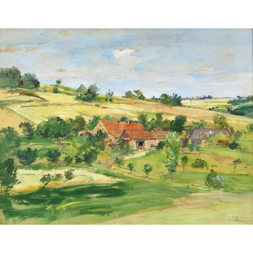 OLDRICH BLAZICEK : Landschaft mit Geh�ft (DOBIASCHOFSKY AUKTIONEN AG)