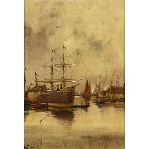EUG�NE (GEN. DUPUY GALIEN-LALOUE : Le port (DOBIASCHOFSKY AUKTIONEN AG)