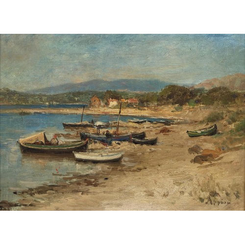 ADOLPHE (EIGTL. APPIAN APPIAN : Sdfranzsische Kstenlandschaft (DOBIASCHOFSKY AUKTIONEN AG)